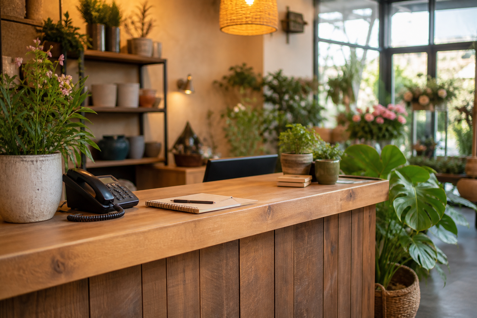 Contact desk at Studio Disagaviat in Gothenburg